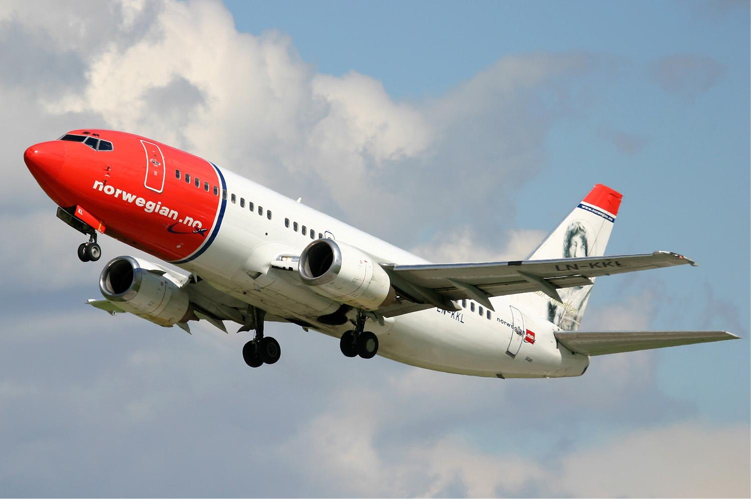 Norwegian low cost za Oslo